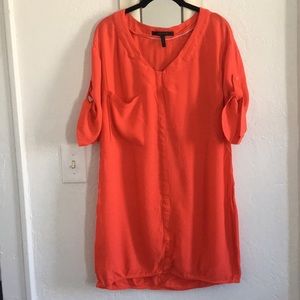 Coral Tshirt dress BCBG loose fitting comfortable